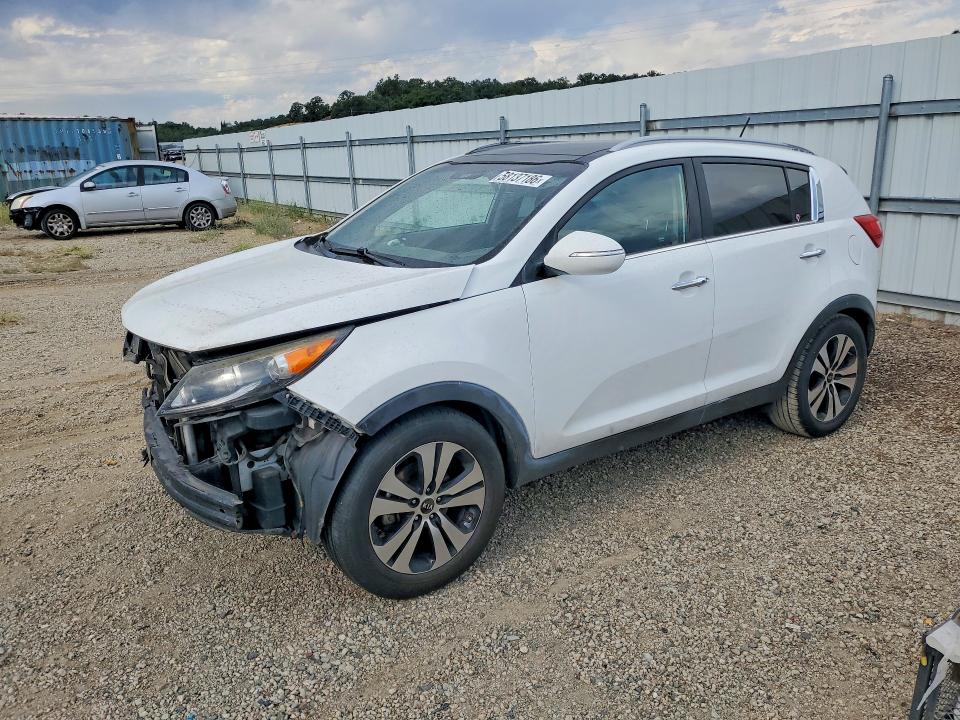 2013 Kia Sportage VIN KNDPC3A27D7461992 COPART salvage auction — FRONT END, Ca - Salvage Certificate, sold $1,650 on 2026-07-24 (photo 1)