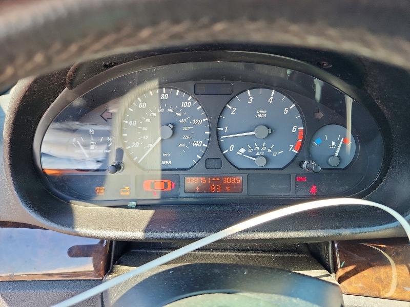 2001 BMW 3 series VIN WBABS33481JY41155 COPART salvage auction — HAIL, Oh - Cert Of Title-Salvage, sold $1,050 on 2026-07-09 (photo 9)