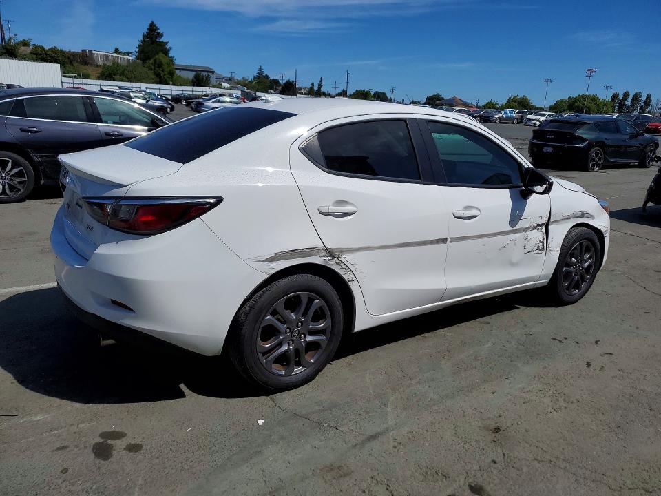 2019 Toyota Yaris VIN 3MYDLBYV5KY517762 COPART salvage auction — SIDE, Ca - Salvage Certificate, sold $4,800 on 2026-07-10 (photo 3)