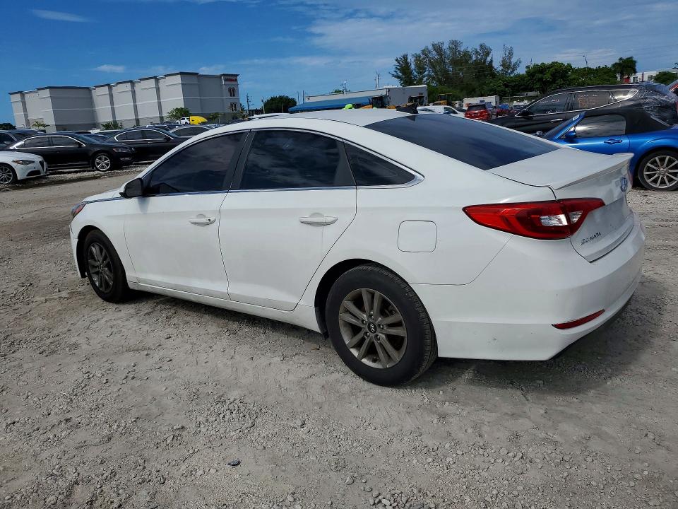 2015 Hyundai Sonata VIN 5NPE24AF2FH005514 COPART salvage auction — FRONT END, Fl - Cert Of Title-Rebuilt, sold $1,300 on 2026-07-31 (photo 2)