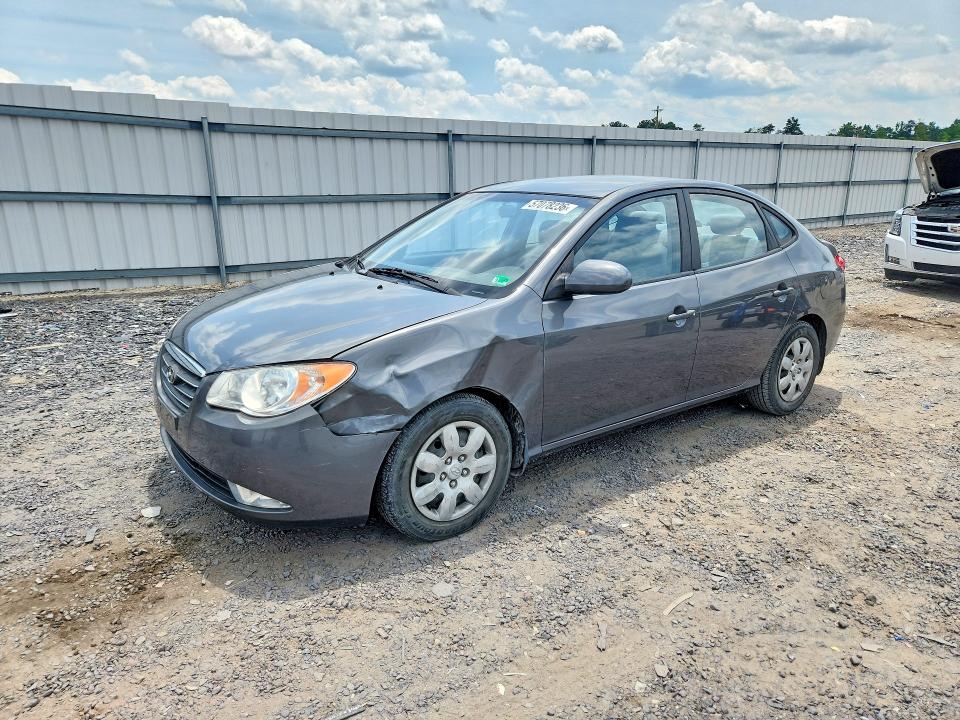 2008 Hyundai Elantra VIN KMHDU46D68U555543 COPART salvage auction — FRONT END, Va - Cert Of Title - Salvage, sold $1,250 on 2026-07-08 (photo 1)