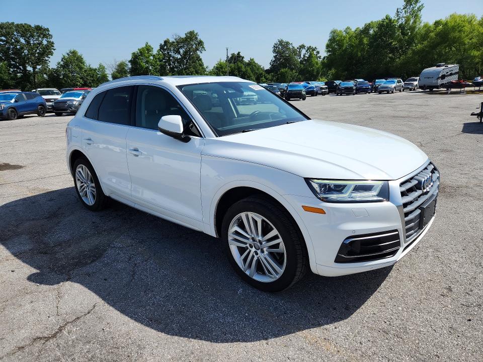 2018 Audi Q5 VIN WA1CNAFY7J2185939 COPART salvage auction — HAIL, Mo - Salvage Certificate Of Title, sold $5,500 on 2026-07-29 (photo 4)