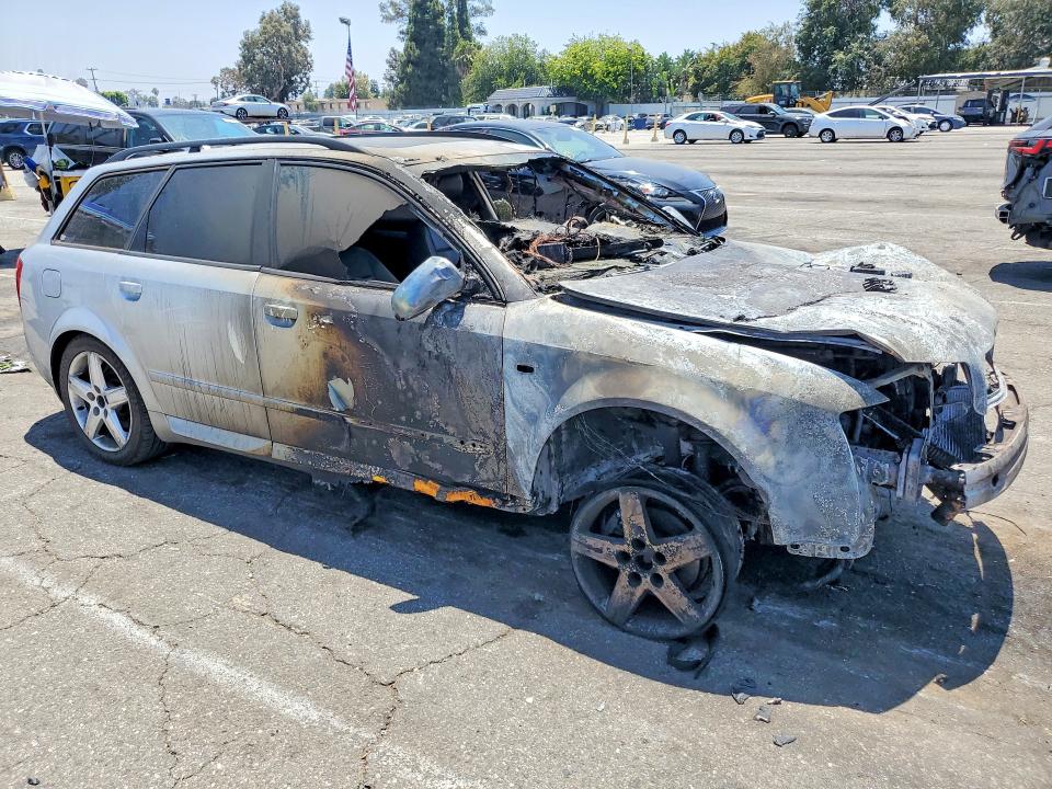 2004 Audi A4 VIN WAUVC68E34A146728 COPART salvage auction — BURN, Ca - Non-Repairable Vehicle Cert, sold $50 on 2026-07-21 (photo 4)