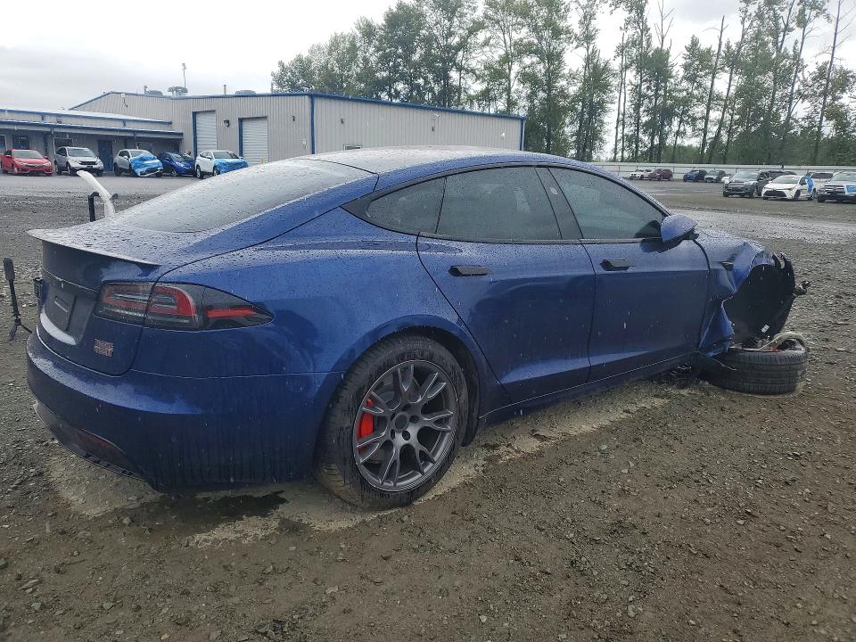 2023 Tesla Model s VIN 5YJSA1E67PF517008 COPART salvage auction — FRONT END, Wa - Bill Of Sale, sold $36,750 on 2026-07-13 (photo 3)