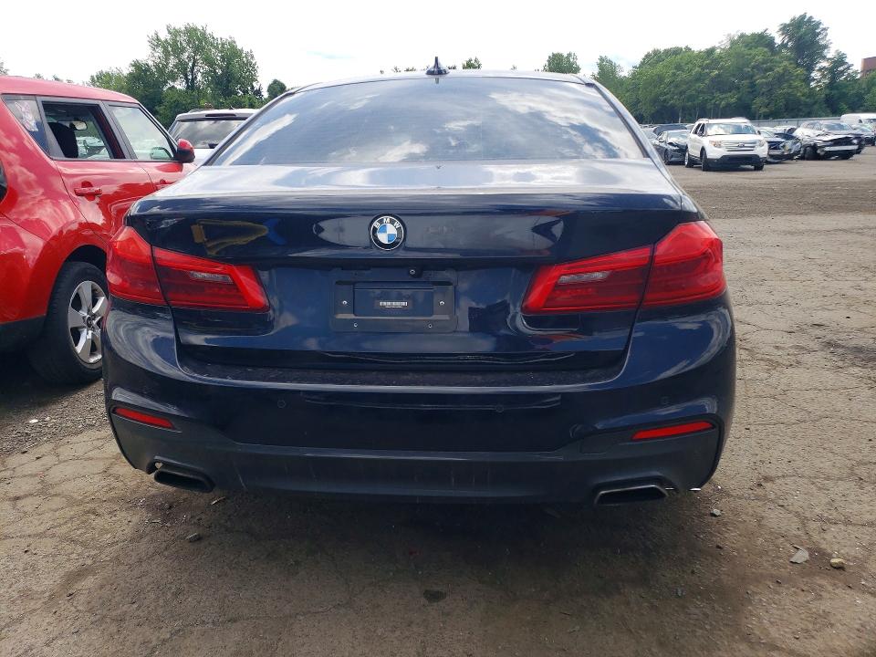 2017 BMW 5er VIN WBAJE7C38HWA03399 COPART salvage auction — SIDE, Ct - Cert Of Title-Salvage, sold $10,700 on 2026-07-17 (photo 6)
