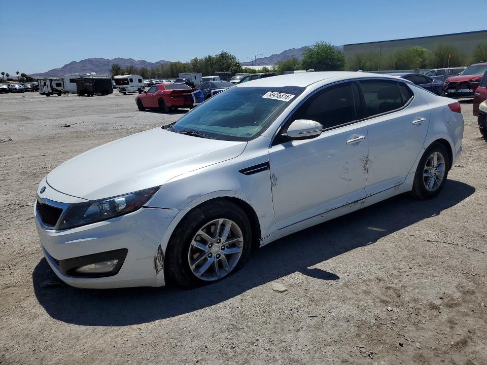 2013 Kia VIN KNAGM4A75D5440226 COPART salvage auction — FRONT END, Nv - Salvage Title, sold $1,350 on 2026-07-28 (photo 1)