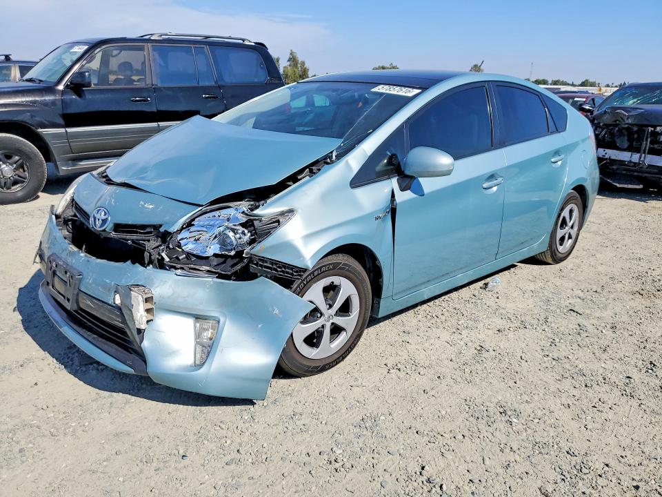 2013 Toyota Prius VIN JTDKN3DU4D1731975 COPART salvage auction — FRONT END, CA - SALVAGE CERTIFICATE, sold $975 on 2026-07-16 (photo 1)