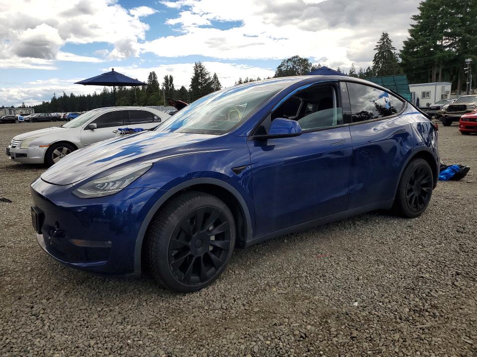 2020 Tesla Model y VIN 5YJYGDEF3LF002298 COPART salvage auction — REAR END, Wa - Bill Of Sale, sold $7,400 on 2026-07-10 (photo 1)