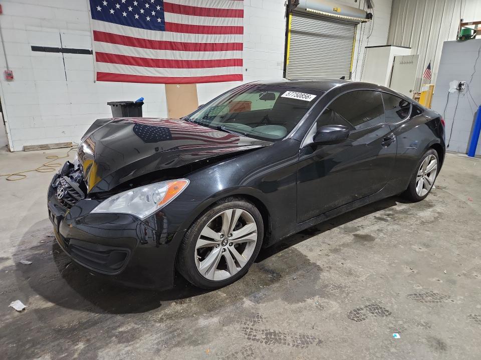 2011 Hyundai Genesis VIN KMHHT6KD8BU057874 COPART salvage auction — FRONT END, Ma - Cert Of Title-Reconstrctd Coll, sold $90 on 2026-07-28 (photo 1)