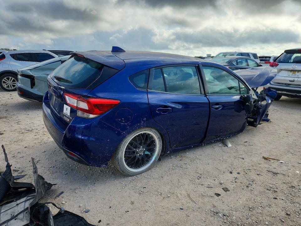 2017 Subaru Impreza VIN 4S3GTAK61H3717370 COPART salvage auction — FRONT END, Tx - Salvage Vehicle Title, sold $225 on 2026-07-02 (photo 3)