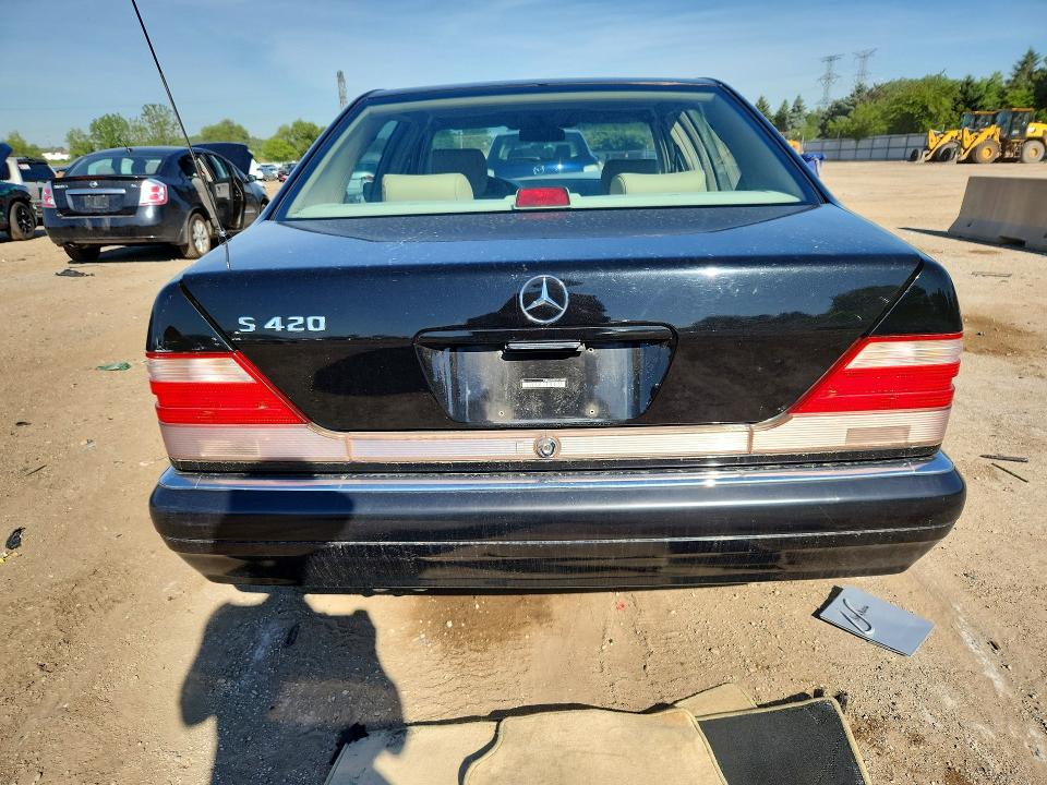 1999 Mercedes-benz S-klasse VIN WDBGA43G5XA431660 COPART salvage auction — FRONT END, Il - Salvage Certificate, sold $775 on 2026-07-21 (photo 6)