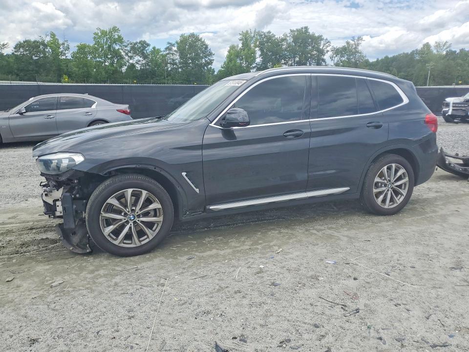 2019 BMW X3 VIN 5UXTR7C53KLE97647 COPART salvage auction — FRONT END, Sc - Cert Of Title-Salvage, sold $7,800 on 2026-07-29 (photo 1)