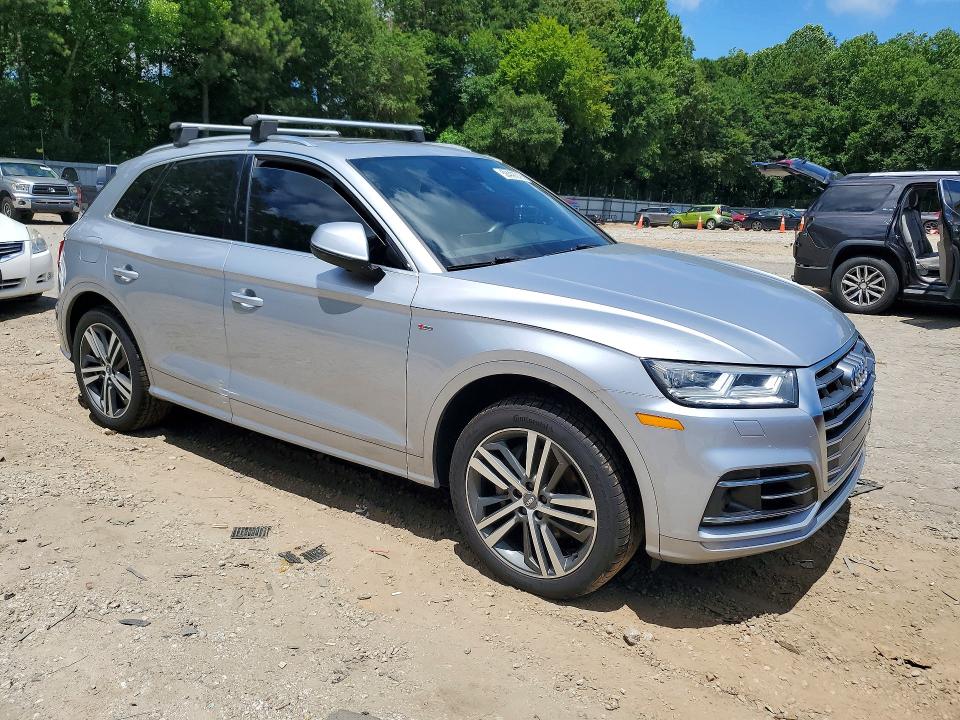 2018 Audi Q5 VIN WA1FNAFY9J2142006 COPART salvage auction — WATER/FLOOD, Ga - Cert Of Title-Flood Salvage, sold $8,000 on 2026-07-17 (photo 4)