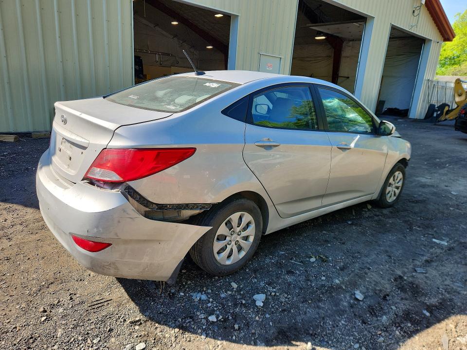 2016 Hyundai Accent VIN KMHCT4AE8GU968352 COPART salvage auction — FRONT END, Vt - Cert Of Title-Salvage Vehicle, sold $175 on 2026-07-13 (photo 3)