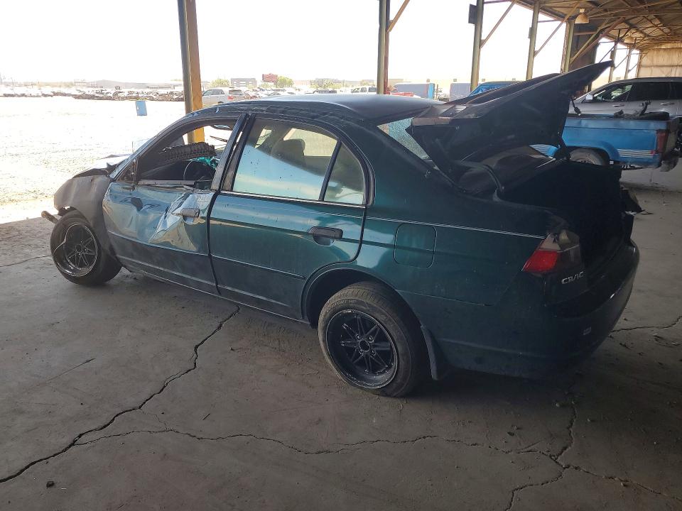 2001 Honda Civic VIN JHMES16571S008271 COPART salvage auction — FRONT END, Az - Certificate Of Title, sold $475 on 2026-07-13 (photo 2)