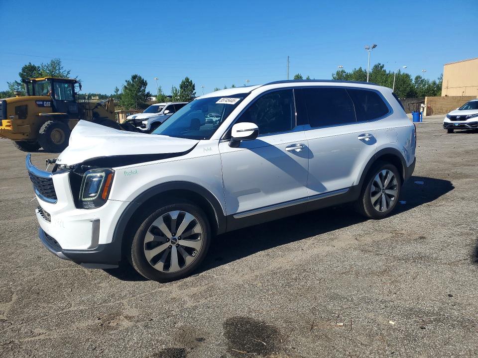 2022 Kia Telluride VIN 5XYP64HC7NG283758 COPART salvage auction — FRONT END, Sc - Cert Of Title-Salvage, sold $4,200 on 2026-07-17 (photo 1)