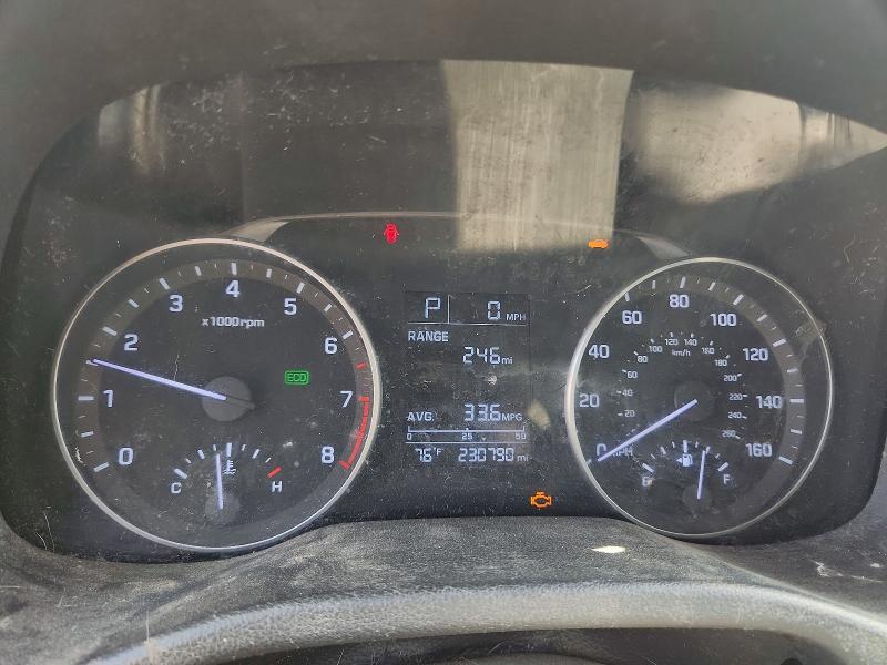 2017 Hyundai VIN KMHD74LF3HU082875 COPART salvage auction — REAR END, Salvage Title, sold $800 on 2026-07-20 (photo 9)