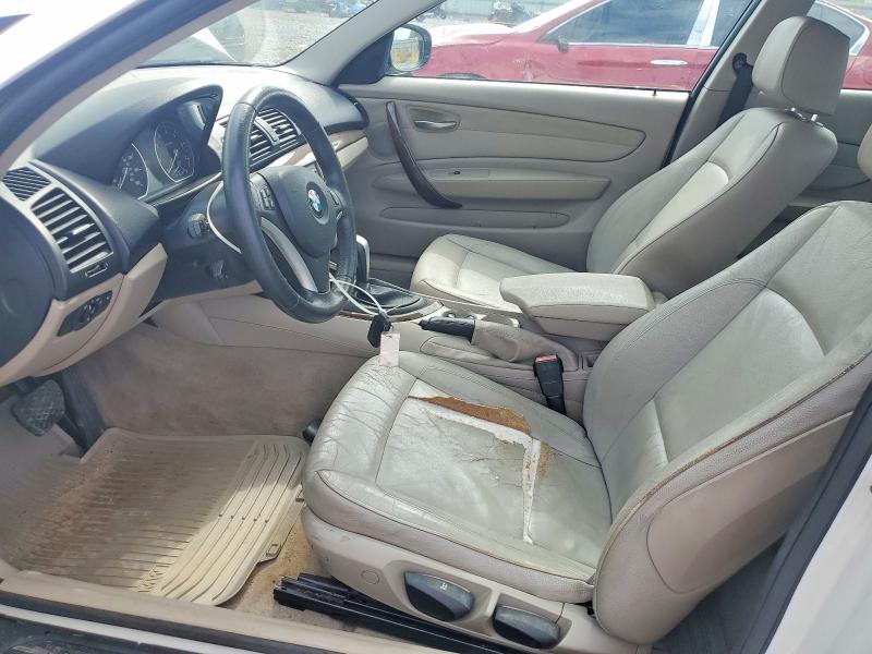 2011 BMW 1 series VIN WBAUP7C57BVP21514 COPART salvage auction — REAR END, AL - CERT OF TITLE-SALVAGE TITLE, sold $300 on 2026-07-16 (photo 7)