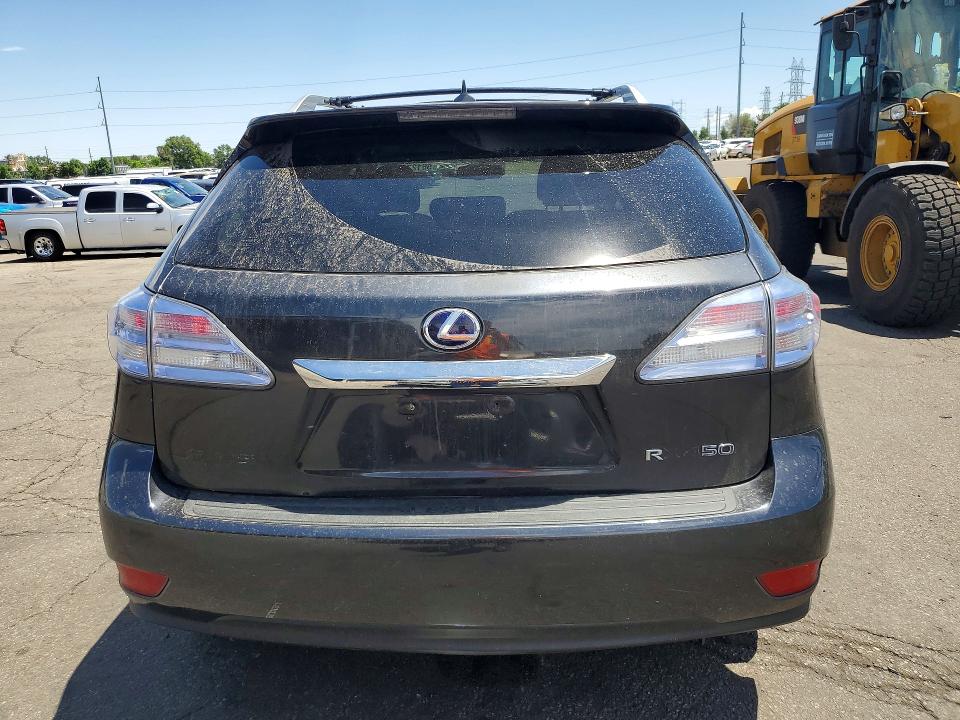 2010 Lexus Rx 450h VIN JTJBC1BA4A2400948 COPART salvage auction — FRONT END, Co - Public - Salvage Title, sold $3,400 on 2026-07-07 (photo 6)