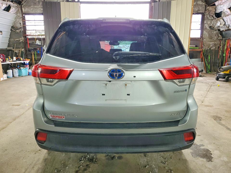 2019 Toyota Highlander VIN 5TDJGRFH0KS059552 COPART salvage auction — FRONT END, Ny - Mv-907A Salvage Certificate, sold $10,700 on 2026-07-06 (photo 6)