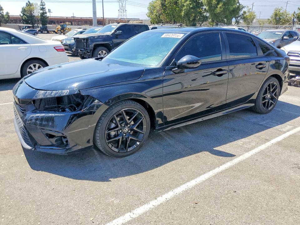 2025 Honda Civic VIN 2HGFE2F51SH536613 COPART salvage auction — FRONT END, Ca - Cert Of Title-Salvaged, sold $7,200 on 2026-07-02 (photo 1)