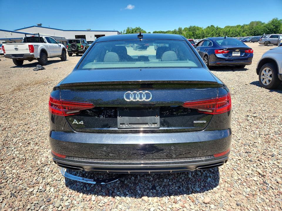 2019 Audi A4 VIN WAUENAF43KA109151 COPART salvage auction — FRONT END, Ny - Mv-907A Salvage Certificate, sold $4,450 on 2026-07-22 (photo 6)