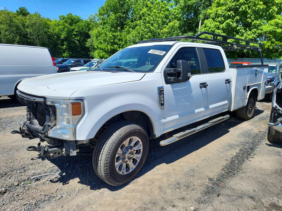 2022 Ford F250 VIN 1FT7W2A69NEE96969 COPART salvage auction — FRONT END, Ny - Mv-907A Salvage Certificate (P), sold $15,300 on 2026-07-30 (photo 1)