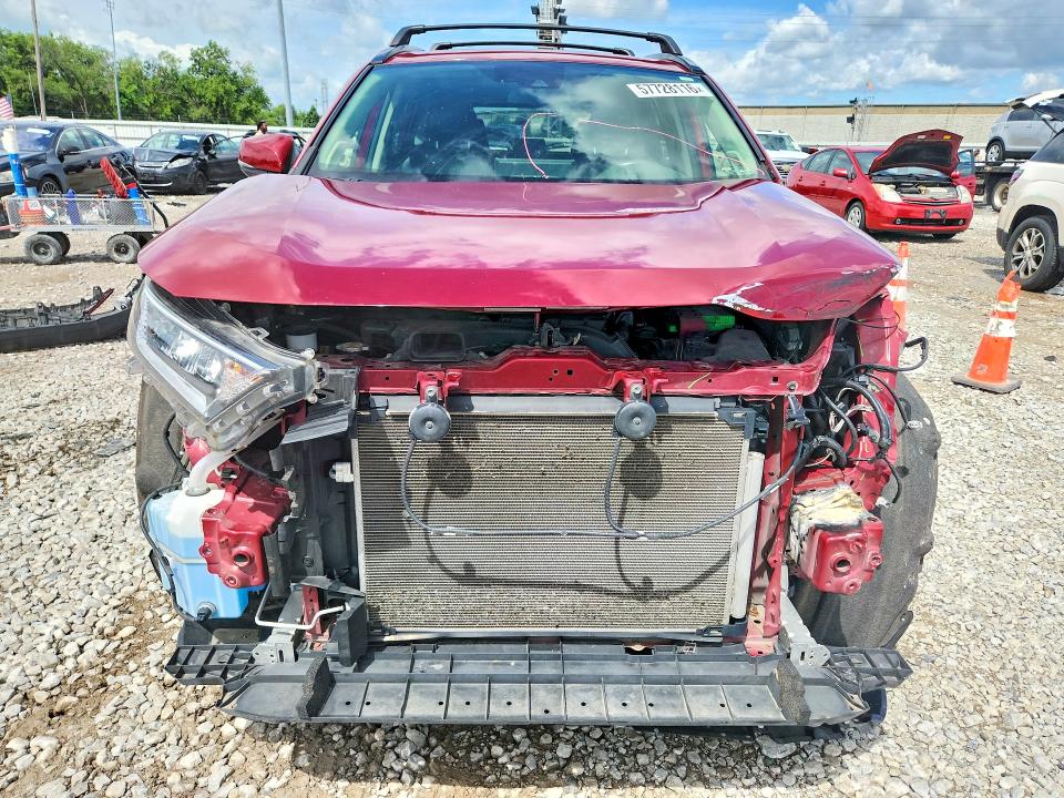 2019 Toyota Rav 4 VIN JTMA1RFV1KJ007352 COPART salvage auction — FRONT END, Oh - Cert Of Title-Salvage, sold $175 on 2026-07-21 (photo 5)