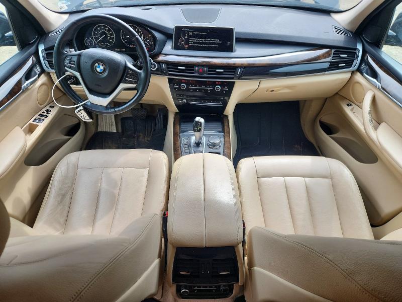 2015 BMW X5 VIN 5UXKR2C59F0H36690 COPART salvage auction — WATER/FLOOD, La - Cert Of Title-Salvage Flood, sold $3,200 on 2026-07-09 (photo 8)
