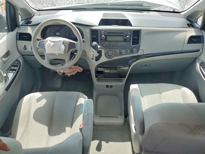 2012 Toyota Sienna VIN 5TDZK3DC6CS196583 COPART salvage auction — FRONT END, Fl - Cert Of Title Slvg Rebuildable, sold $1,150 on 2026-07-14 (photo 8)