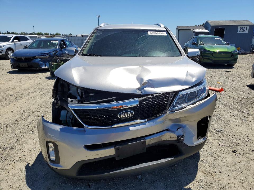 2014 Kia Sorento VIN 5XYKT3A63EG478645 COPART salvage auction — FRONT END, Ca - Salvage Certificate, sold $550 on 2026-07-09 (photo 5)