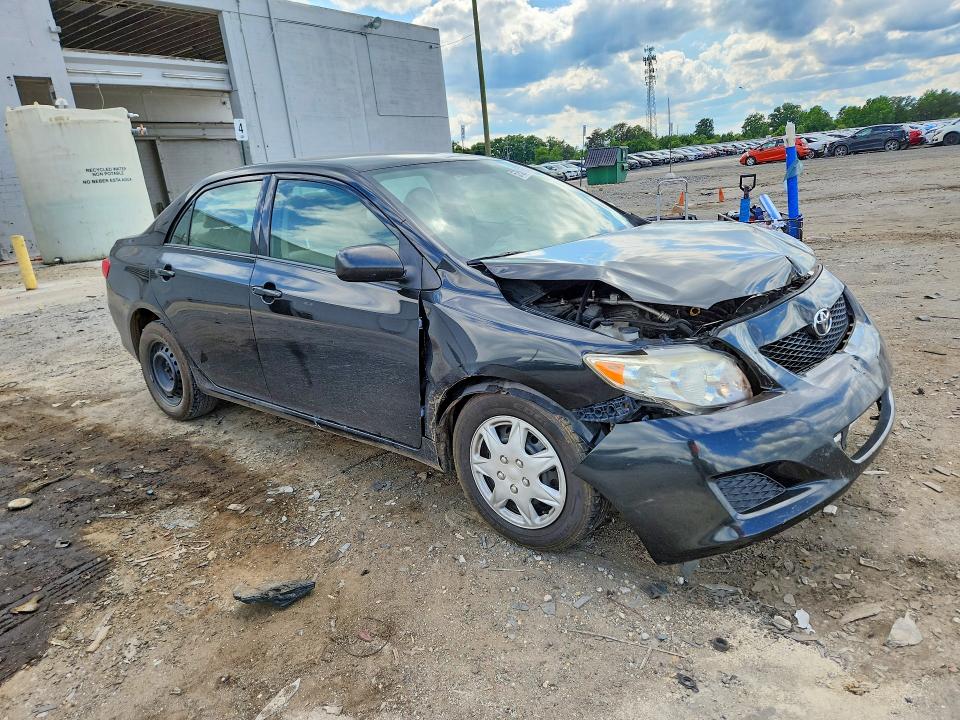 2009 Toyota Corrolla VIN JTDBL40E399022103 COPART salvage auction — FRONT END, Va - Cert Of Title - Salvage, sold $1,550 on 2026-07-08 (photo 4)