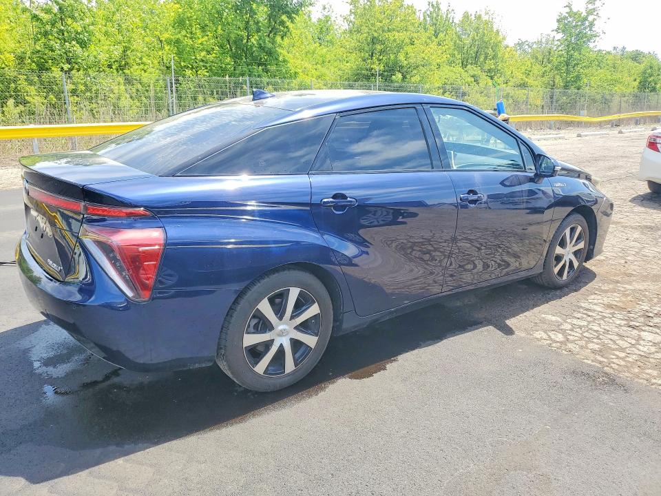2018 Toyota Mirai VIN JTDBVRBD5JA005317 COPART salvage auction — MINOR DENT/SCRATCHES, Mi - Certificate Of Title, sold $3,550 on 2026-07-07 (photo 3)