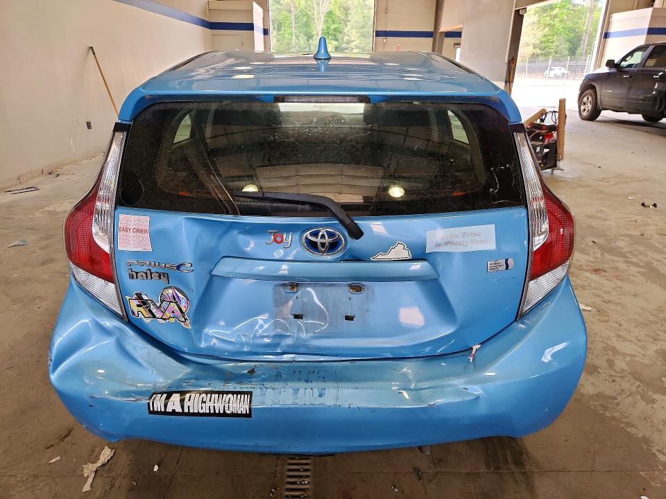 2015 Toyota Prius VIN JTDKDTB38F1105670 COPART salvage auction — REAR END, Va - Cert Of Title - Salvage, sold $250 on 2026-07-24 (photo 6)