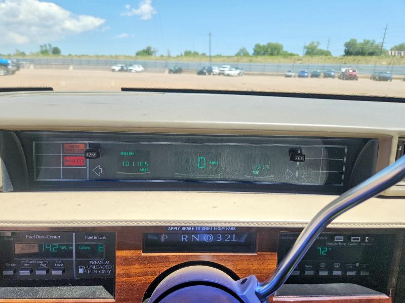 1992 Cadillac De ville VIN 1G6CD53B9N4226973 COPART salvage auction — NORMAL WEAR, Co - Dis/Dlr/Exp Only Clean Title, sold $750 on 2026-07-06 (photo 9)