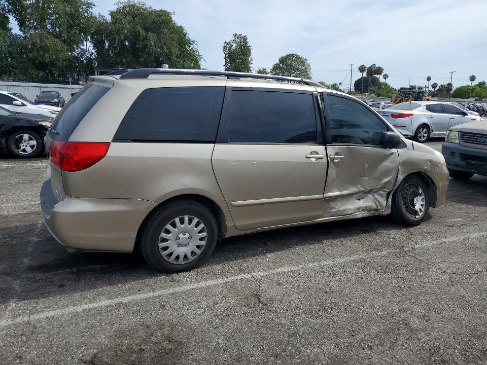 2008 Toyota Sienna VIN 5TDZK23C78S143247 COPART salvage auction — SIDE, Ca - Salvage Certificate, sold $500 on 2026-07-14 (photo 3)