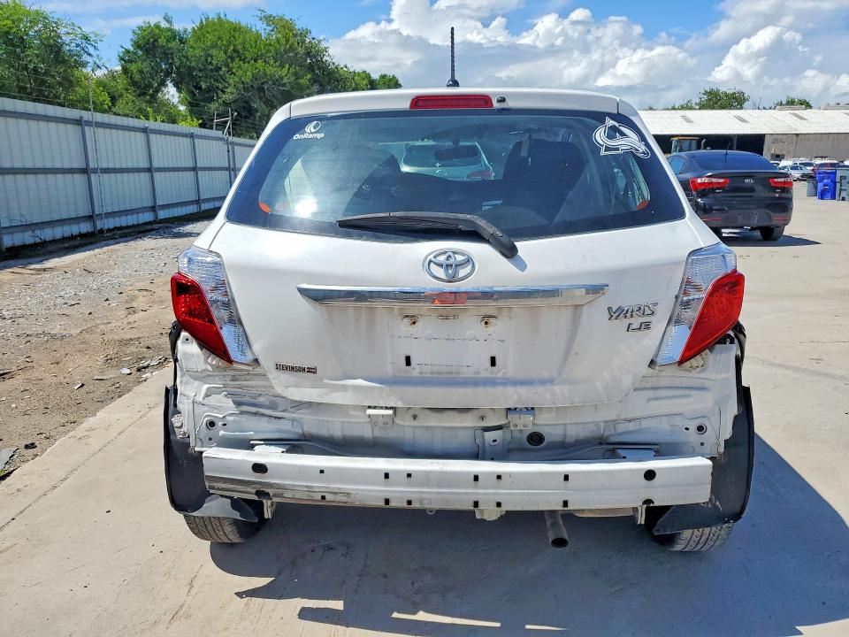 2014 Toyota Yaris VIN VNKKTUD3XEA000365 COPART salvage auction — FRONT END, Tx - Salvage Vehicle Title, sold $1,800 on 2026-07-07 (photo 6)
