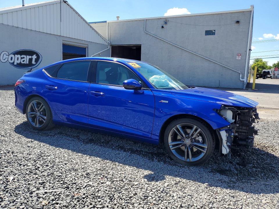 2025 Acura Integra VIN 19UDE4H63SA001242 COPART salvage auction — FRONT END, Ny - Mv-907A Salvage Certificate, sold $6,900 on 2026-07-28 (photo 4)