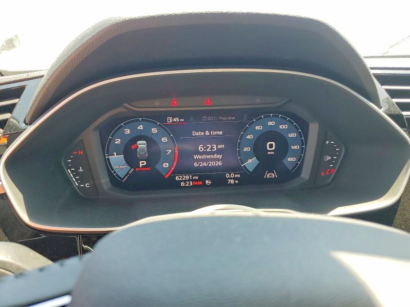 2020 Audi VIN WA1AECF38L1029571 COPART salvage auction — REAR END, Ca - Salvage Certificate, sold $8,800 on 2026-07-02 (photo 9)