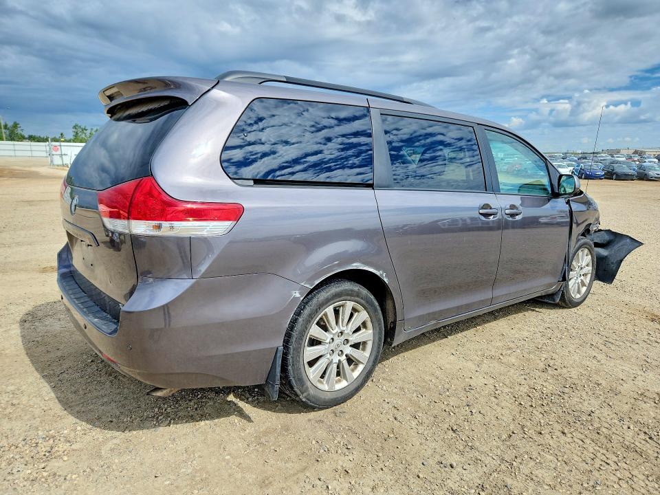 2011 Toyota Sienna VIN 5TDYK3DC0BS053591 COPART salvage auction — FRONT END, AB - BOS - SALVAGE, sold $2,000 on 2026-07-16 (photo 3)