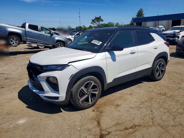 2021 Chevrolet Trailblazer VIN KL79MUSL2MB152766 COPART salvage auction — FRONT END, Pa - Cert Of Salv-R=Reconstructed, sold $1,150 on 2026-07-21 (photo 1)