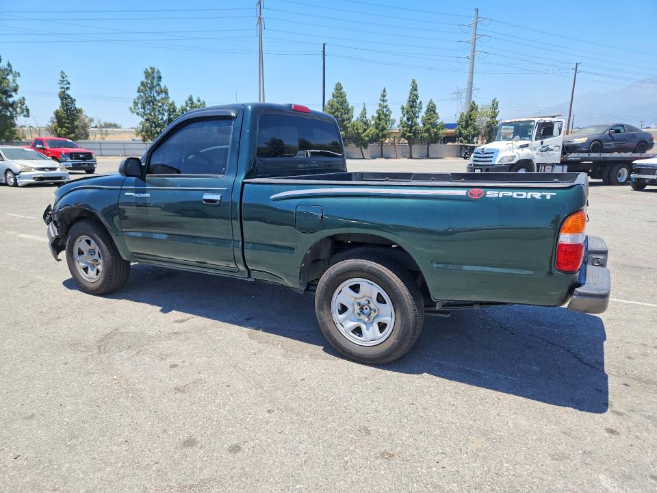 2001 Toyota Tacoma VIN 5TENL42N61Z860287 COPART salvage auction — FRONT END, Ca - Salvage Certificate, sold $525 on 2026-07-21 (photo 2)