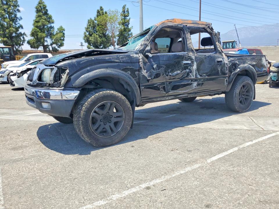 2004 Toyota Tacoma VIN 5TEGM92N24Z380111 COPART salvage auction — ROLLOVER, Ca - Salvage Certificate, sold $700 on 2026-07-16 (photo 1)