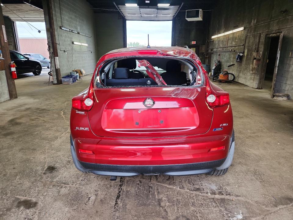 2013 Nissan Juke VIN JN8AF5MV5DT213749 COPART salvage auction — FRONT END, Ny - Mv-907A Salvage Certificate, sold $750 on 2026-07-06 (photo 6)