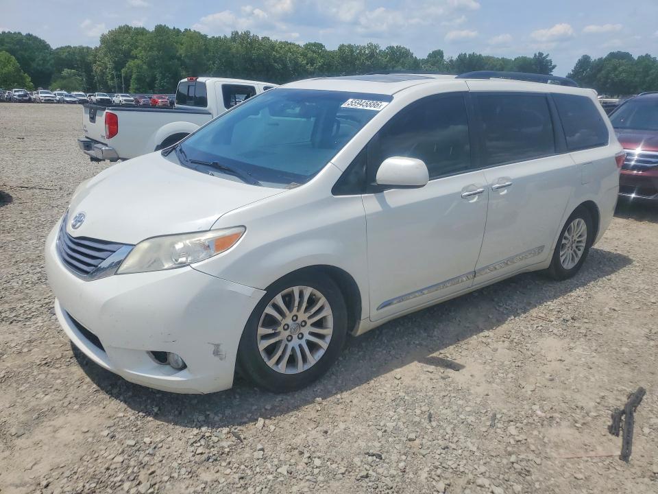 2015 Toyota VIN 5TDYK3DCXFS612442 COPART salvage auction — FRONT END, Ar - Cert Of Title-Salvage, sold $125 on 2026-07-29 (photo 1)