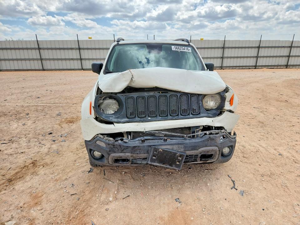 2018 Jeep Renegade VIN ZACCJBAB0JPJ14594 COPART salvage auction — FRONT END, Tx - Salvage Vehicle Title, sold $1,400 on 2026-07-08 (photo 5)