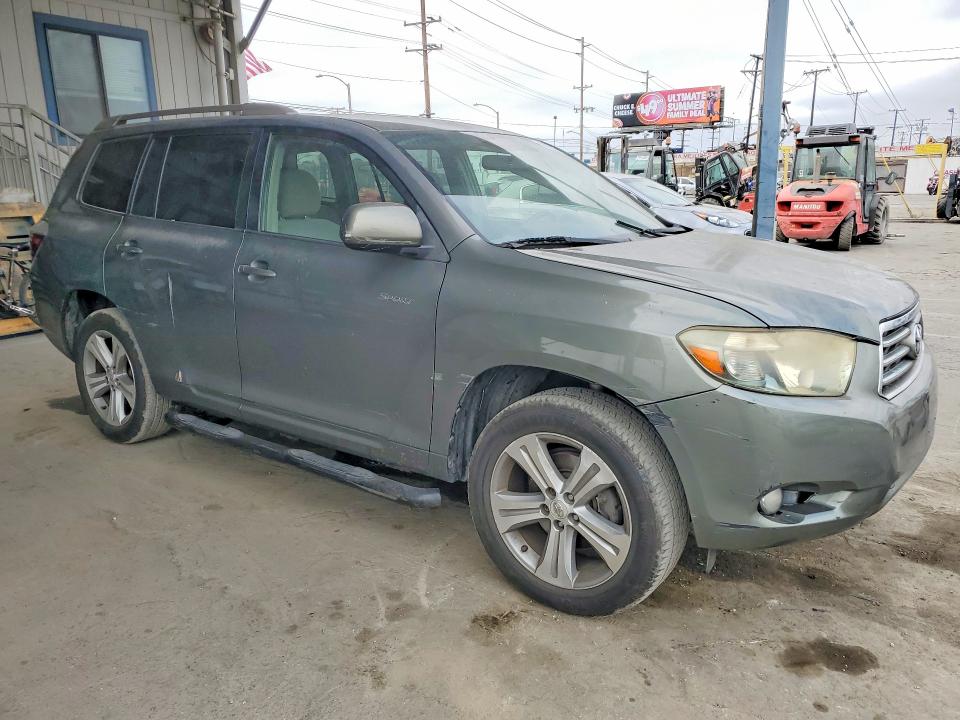 2008 Toyota Highlander VIN JTEDS43A182012290 COPART salvage auction — REAR END, CA - SALVAGE CERTIFICATE, sold $850 on 2026-07-20 (photo 4)