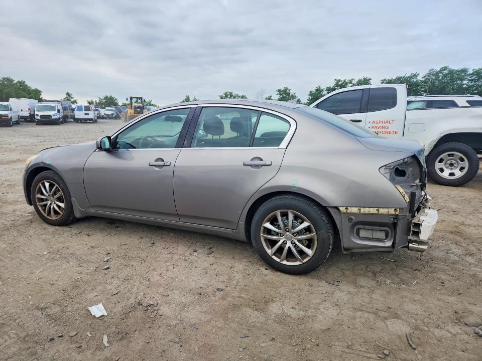 2008 Infiniti G VIN JNKBV61F48M277463 COPART salvage auction — REAR END, Md - Cert Of Salvage > 75% Damage, sold $1,400 on 2026-07-09 (photo 2)
