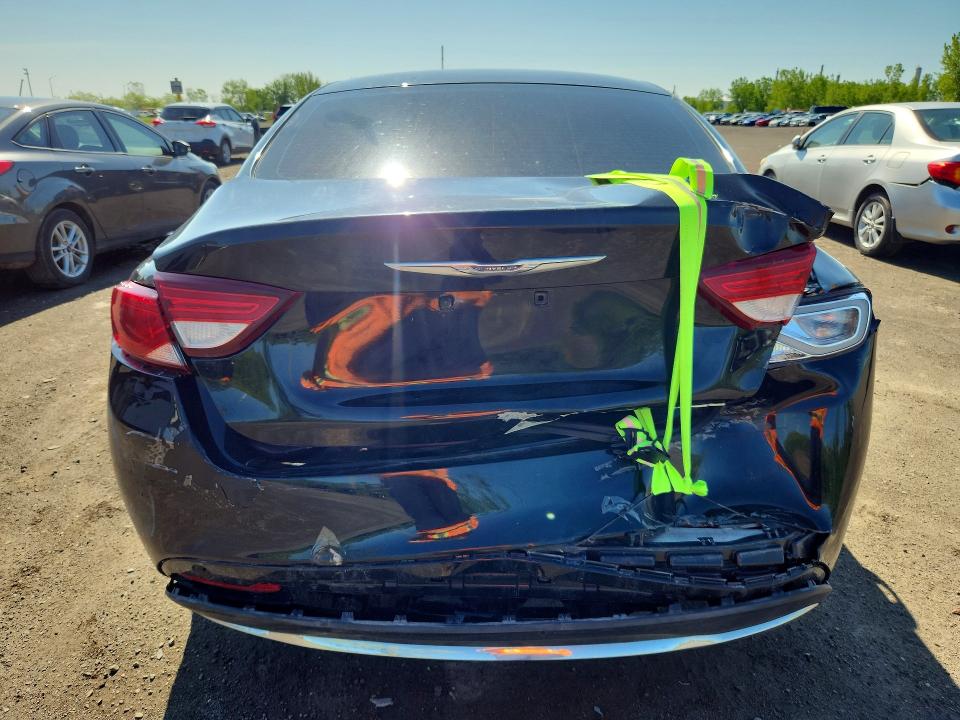 2016 Chrysler 200 VIN 1C3CCCFB9GN197749 COPART salvage auction — REAR END, Qc - Gravement Accidente, sold $350 on 2026-07-28 (photo 6)