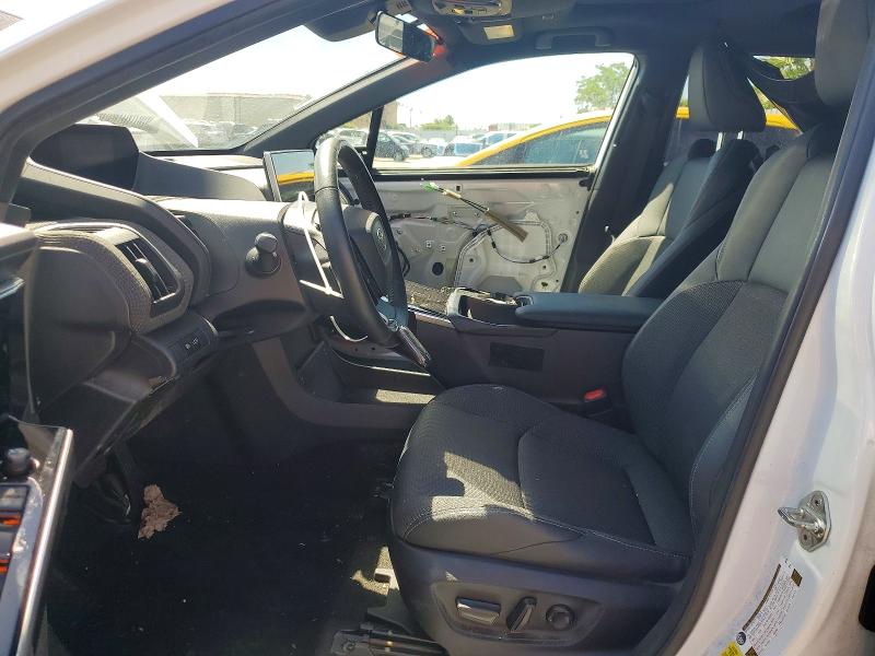 2024 Toyota Bz4x VIN JTMABACA9RA052209 COPART salvage auction — FRONT END, Ca - Salvage Certificate, sold $8,300 on 2026-07-14 (photo 7)